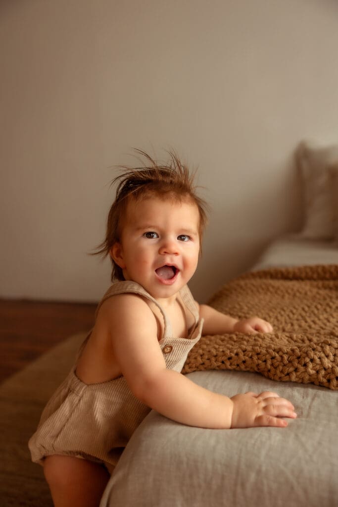 Milestone photo captured in KC during a studio photography session